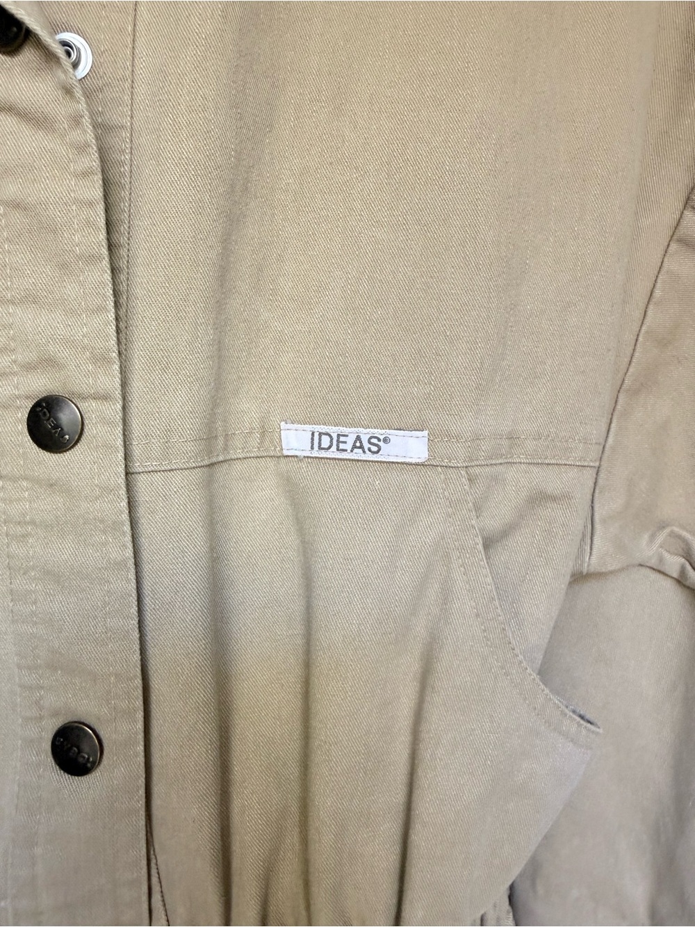 Tan Utility Jumpsuit - Picture 4 of 8